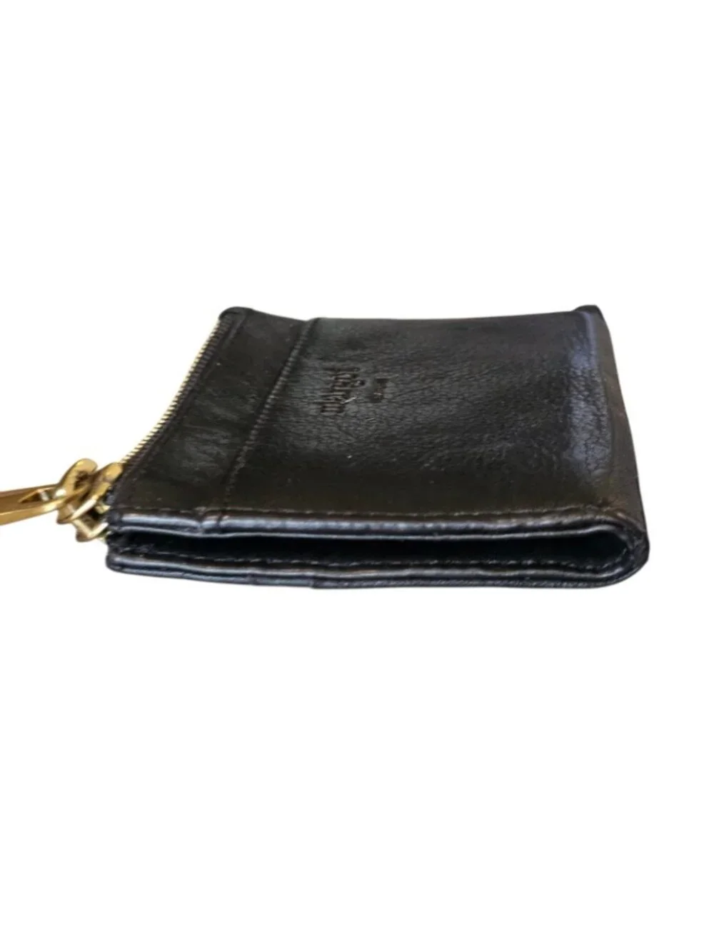 Margot New York Leather Card Case Wallet Black Minimalist READ